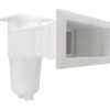 HD1001SLS | Complete Skimmer With Wide Angle Extension Throat - Liner Pools -pool supplies sale HD1001SLS HD1001SLS 305466 HD1001SLS front view white 7
