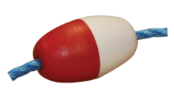 HD99R | Rope Float 5” X 3” Red/white