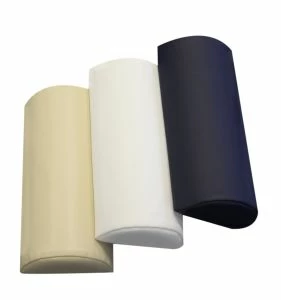 LB02/B | Half Round Neck Bolster - Biscuit