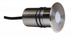 PU2MLPW | Mini LED White Light 1.5” Push Fit C/w 20m 2 Core Cable - Concrete Pools